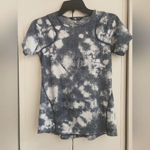 The north face, Tee, Excercises, Gym, Top, Blue, Hiking, quick drying